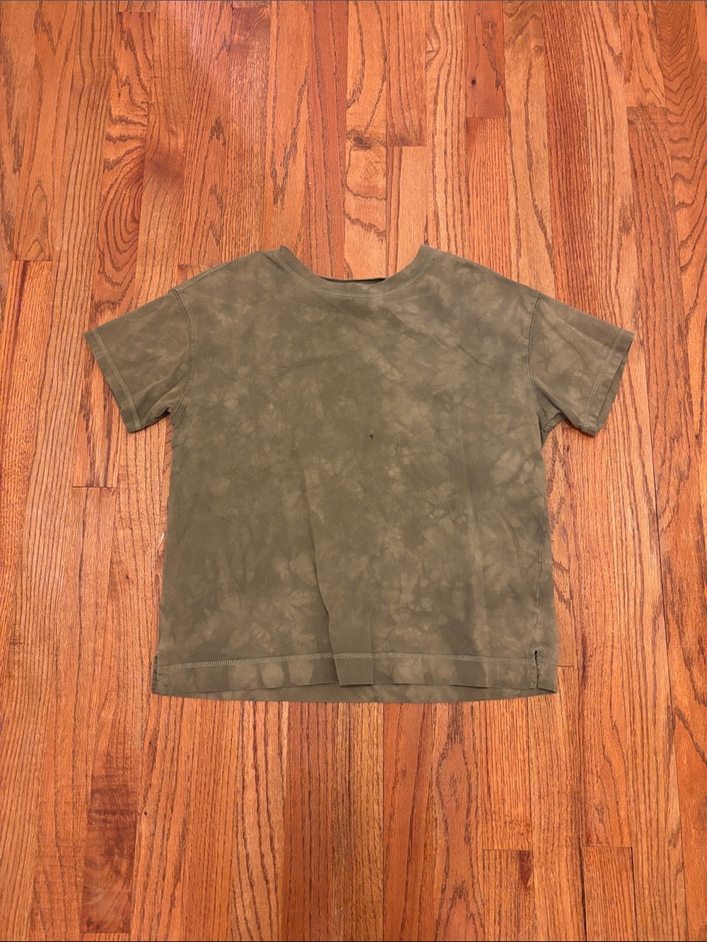 Olive Tie-Dye Short Sleeve Tee